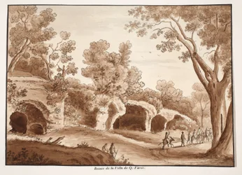 Ruinas de la Villa de Quintilius Varus, 1833